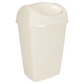 50L Swing Bin Cream