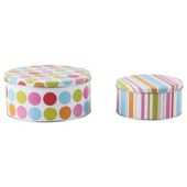 Tesco Brights Set of 2 Cake Tins