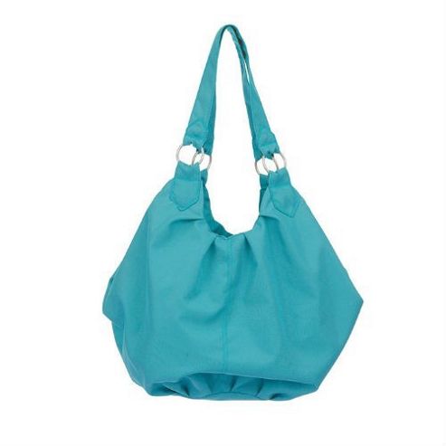 Image of Obaby Pompom Changing Bag (turquoise)