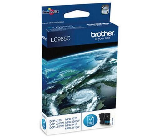 Image of Brother Lc985c Inkjet Cartridge - Cyan