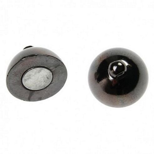 Image of Large Magnetic Clasp Ball - Black - 1 Pack