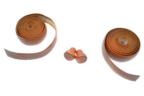 Image of Viking Leather Bar Tape 2000mm X 30 - Honey