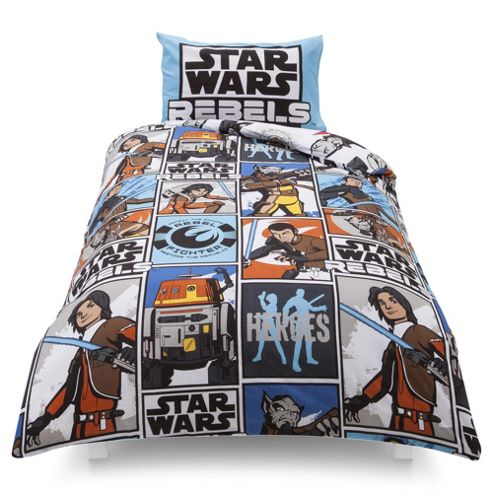 Image of Disney Star Wars: Rebels Single Duvet Set Tesco Exclusive