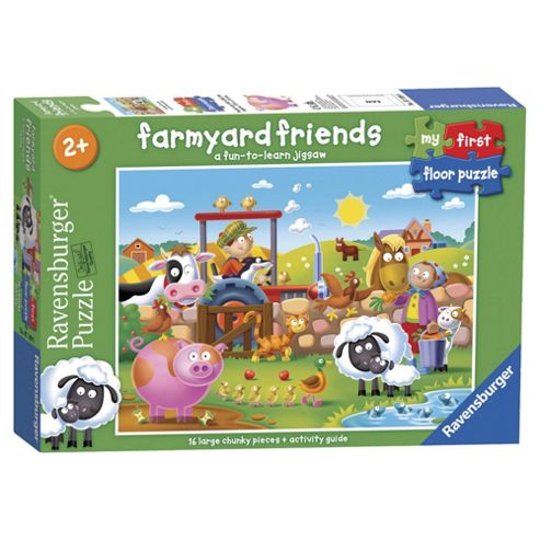 Image of Ravensburger My First Floor Puzzle, Farm, 16 Piece Puzzle