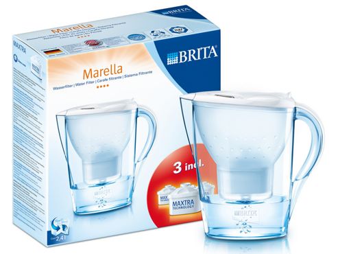 Image of Brita Marella Jug Starter Pack White X3 Cartridge