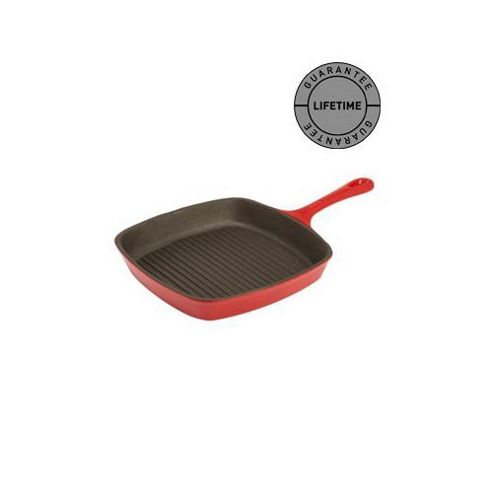 Image of Linea Red 26cm Grill Pan In Natural