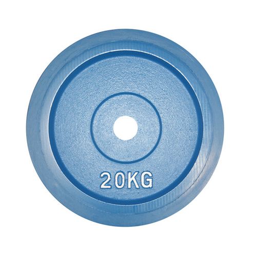 Image of Body Power Bumper Olympic Disc (rubber Edged)- 20kg (x2) Blue