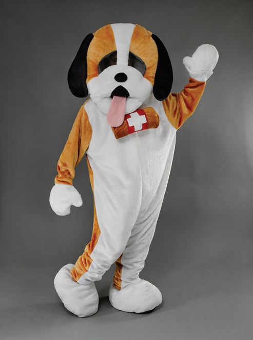 Image of Jumbo Mascot. Puppy Dog