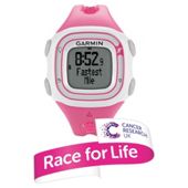 Garmin Forerunner 10 GPS Running Watch, Pink and White