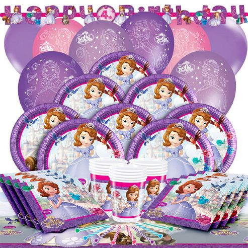 Image of Sofia The First Deluxe Party Pack For 16