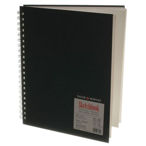 Image of Daler Rowney Simply Sketchbook Sprial 21.6cm X 27.9cm