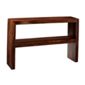 Indian Hub Cube Sheesham Console Table with Shelf