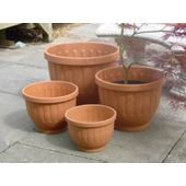 B.Line H182 Etruscan Planter Terracotta 38Cm