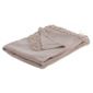 Tesco Chenille Throw- Stone 125x160cm