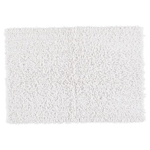 Image of Tesco Chenille Bath - White