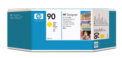 Image of Hp 90 Printer Ink Cartridge - Yellow