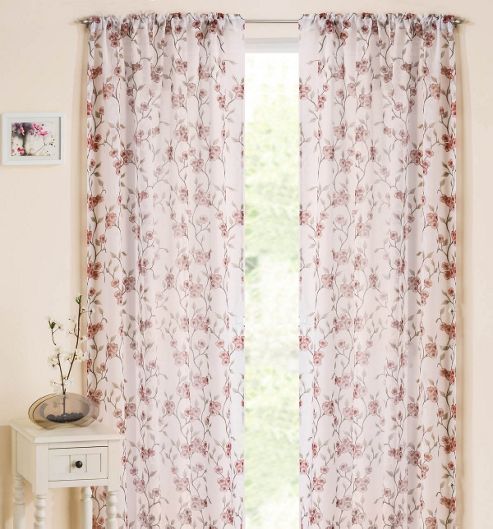 Image of Blossom Slot Top Voile Panel - Beige