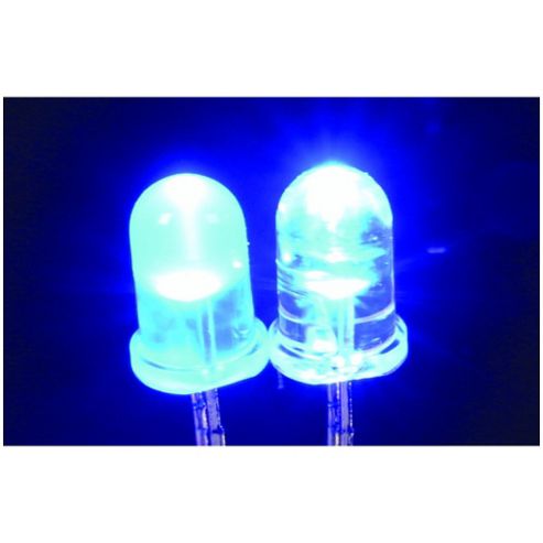 Image of 5mm Ultra Bright Diffuse Blue Led Indicator/display Led 5v
