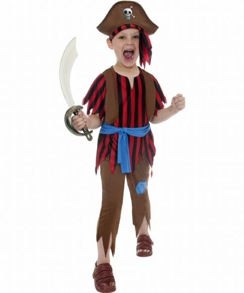 Image of Pirate Boy - Child Costume 7-9 Years