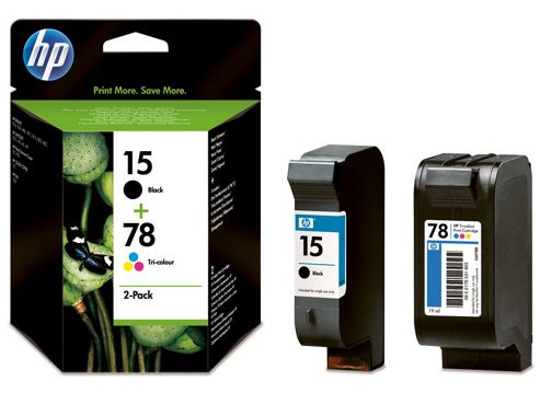 Image of Hp 15/78 Combo-pack Inkjet Print Cartridges