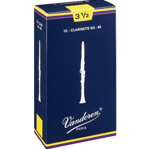 Image of Vandoren 3 1/2 Bb Clarinet Reed (x10)