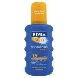 Nivea Sun Moisturising Spray SPF15 200ML