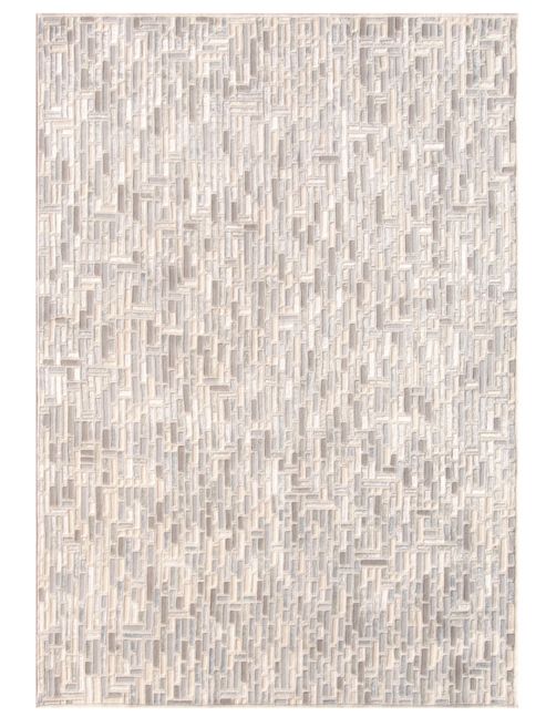Image of Angelo Pacific Medium Gray Knotted Rug - 240cm H X 170cm W (7 Ft 10.5 In X 5 Ft 7 In)