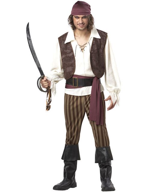 Image of Adult High-seas Rogue Pirate Costume Medium