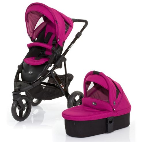 Image of Abc Design Cobra 3 In 1 Pushchair & Carrycot (black/grape)