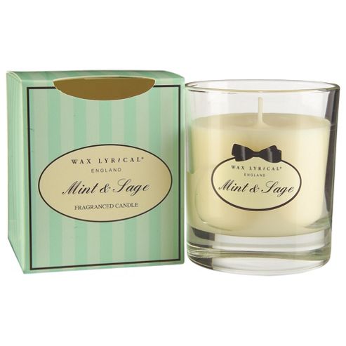 Image of Wax Lyrical Wild Mint And Sage Filled Boxed Candle