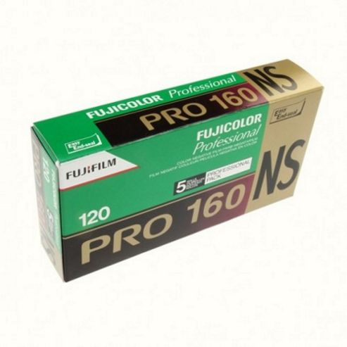 Image of Fuji Professional Colour Negative Film - Pro 160ns 120 - 5pk\n