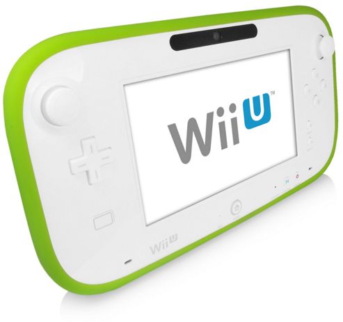 Image of Cennett Silicone Gel Case For Nintendo Wii U Gamepad Controller - Green