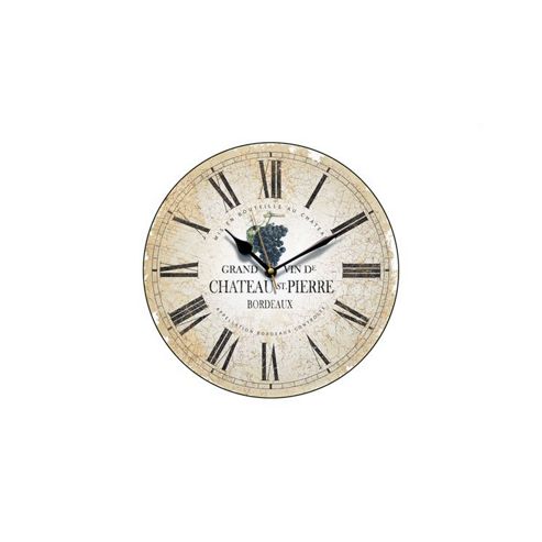 Image of Smith & Taylor Chateau St Pierre Wine Label Wall Clock