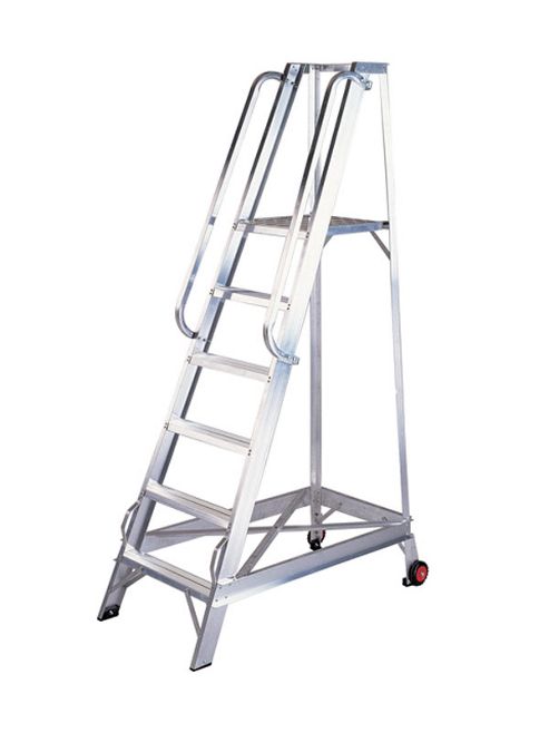 Image of Heavy Duty 3 Tread Aluminium Warehouse Step