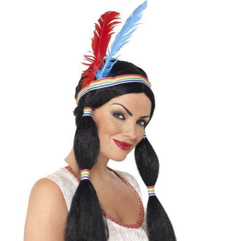 Image of Indian Princess Wig - Black