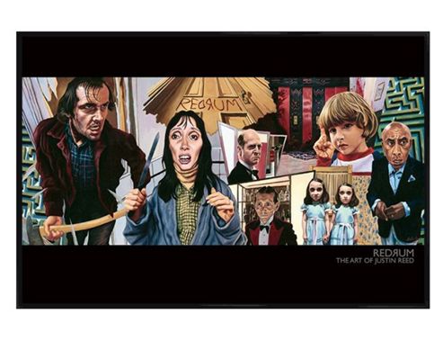 Image of The Art Of Justin Reed Gloss Black Framed Redrum Poster
