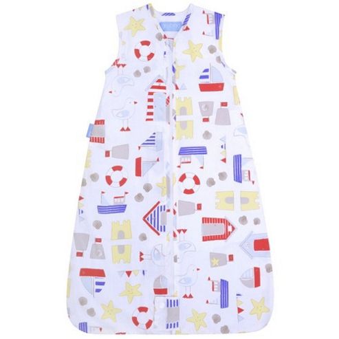 Image of Grobag Sandcastle Bay 0.5 Tog Sleeping Bag (0-6 Months)