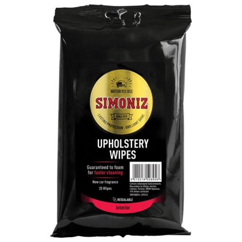 Image of Simoniz Upholstery Wipes, 20 Pack