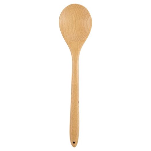 Image of Tesco Wooden solid Spoon