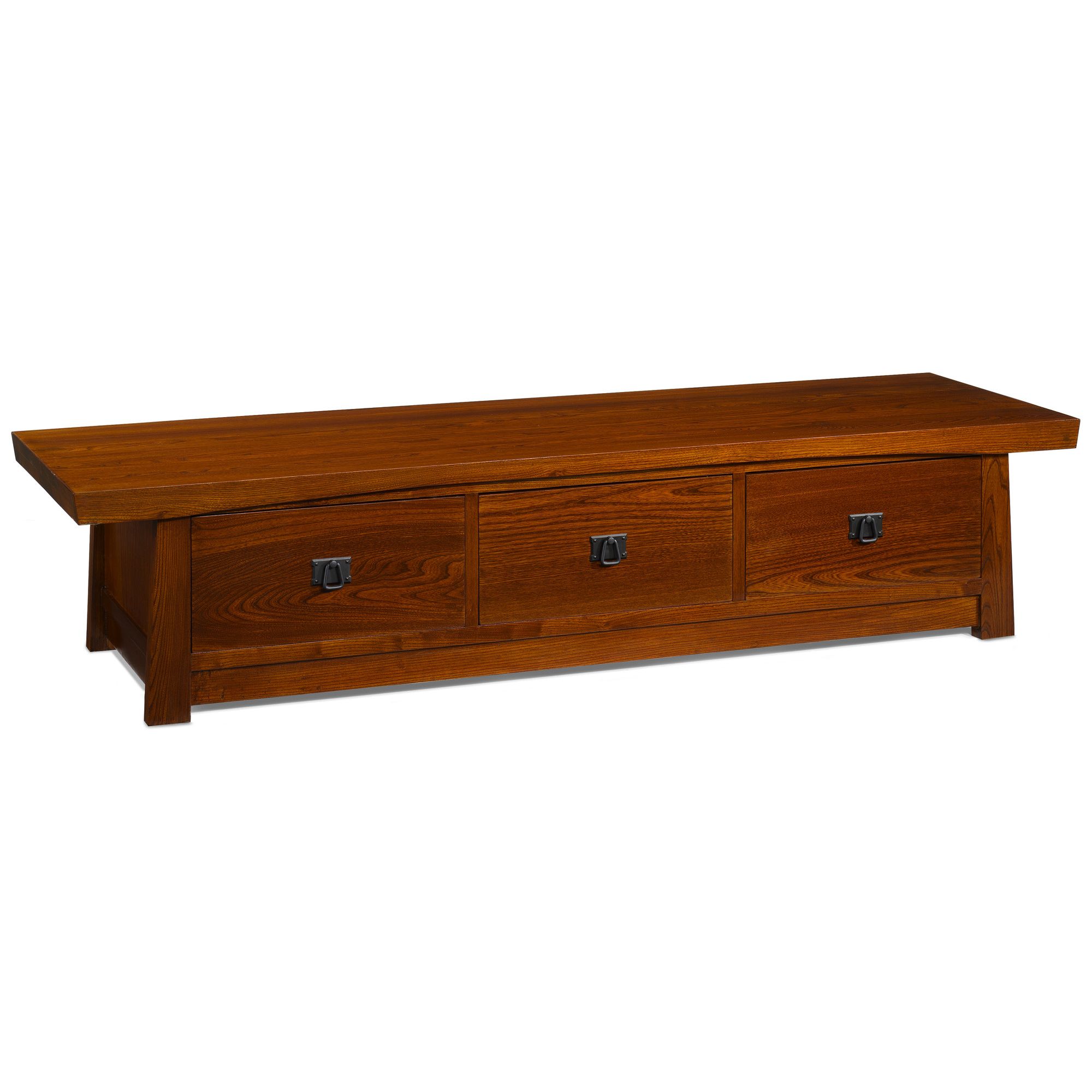 Shimu Asian Contemporary Three Drawer Low Table at Tesco Direct