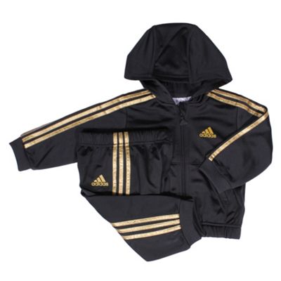 black and gold adidas joggers