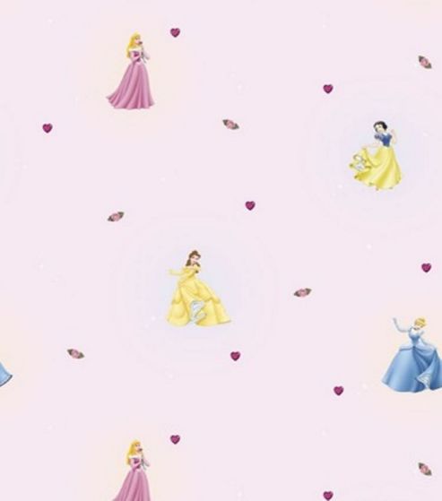 Image of Disney Princess Bedroom Wallpaper - Jewels