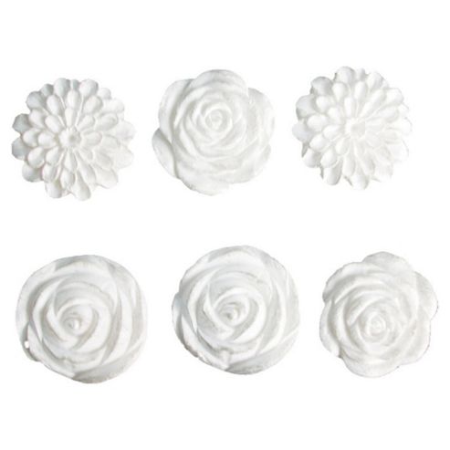 Image of Resiin Flowers 6pcs