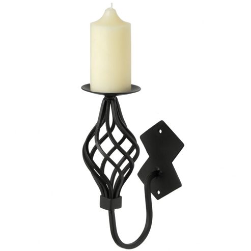 Image of Hill Interiors Single Twist Candle Sconce