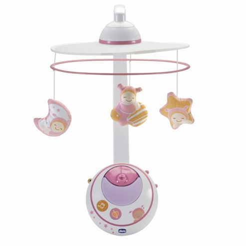 Image of Chicco Magic Stars Cot Mobile - Pink