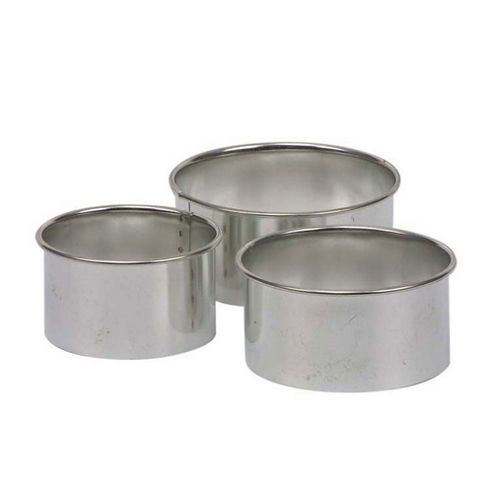 Image of Swift Plain Cookie & Pastry Cutters, Set Of 3