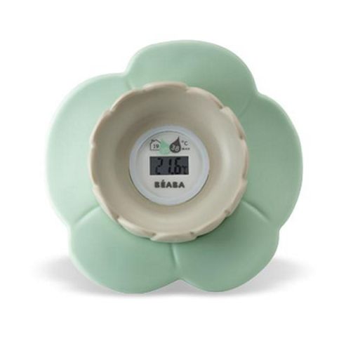 Image of Beaba Lotus Digital Bath And Room Thermometer Mint Green