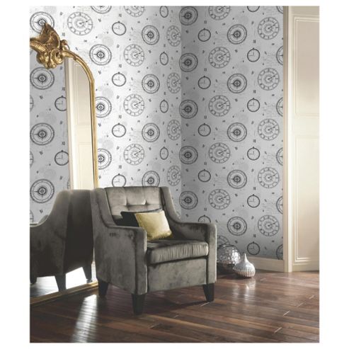 Image of Arthouse Timeless Black/white Wallpaper