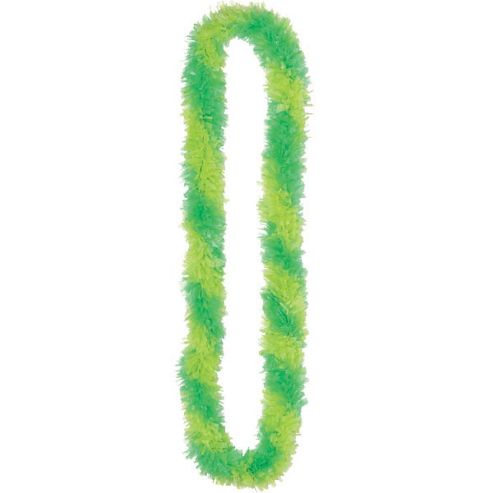 Image of Value Poly Green Fringe Lei
