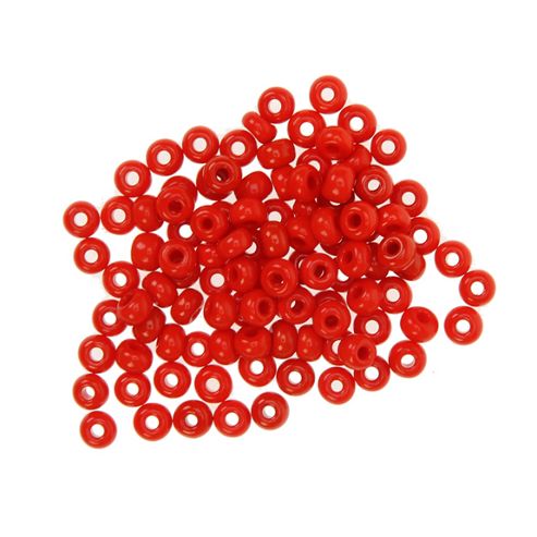 Image of Czech Seed Bead 6/0 Op Light Red